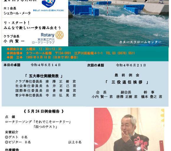 2022年6月14日　週報